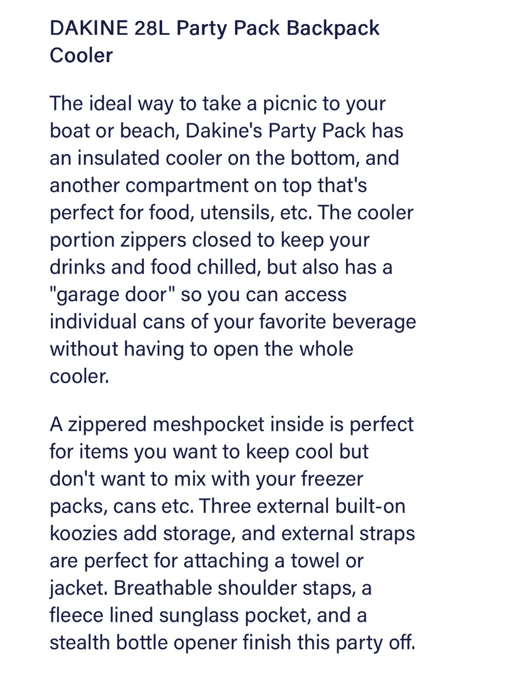 Dakine 28L Party Backpack - Picture 6 of 8